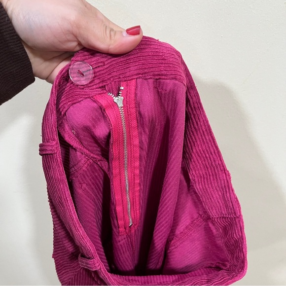 Samantha Pleet magenta corduroy pants in size 6 EUC women’s wide - Picture 8 of 9